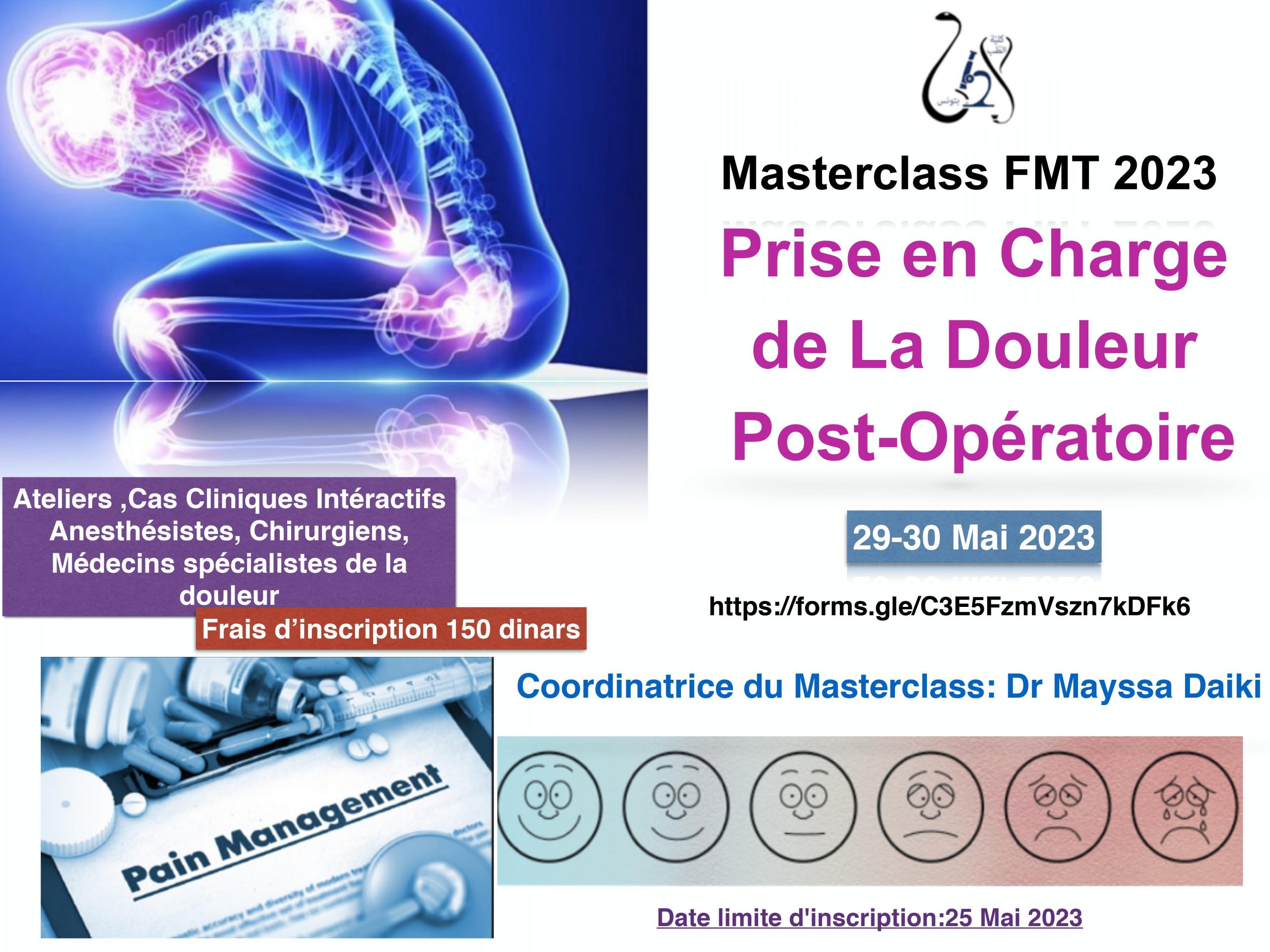 Masterclass : Prise en charge de la douleur en post-opératoire - FMT